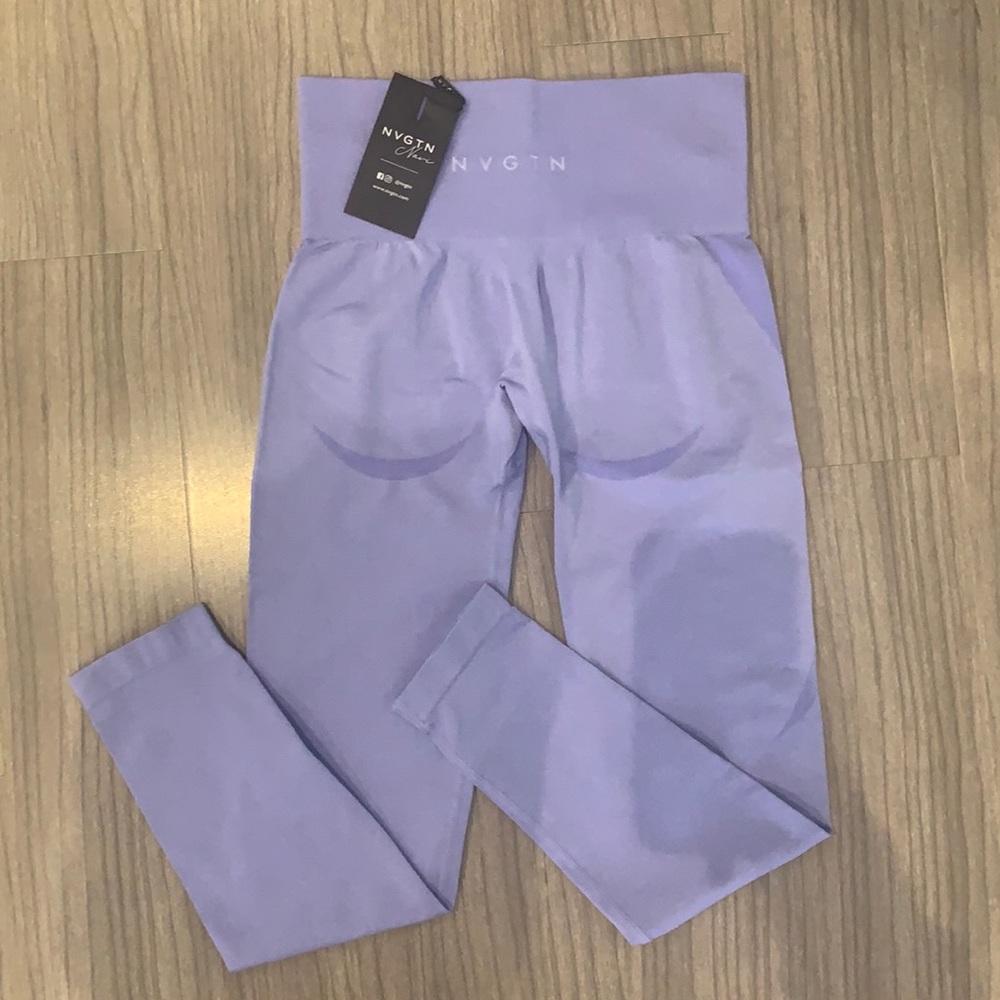 NVGTN periwinkle contour seamless leggings
